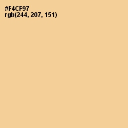 #F4CF97 - Manhattan Color Image