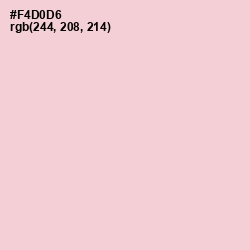 #F4D0D6 - Pastel Pink Color Image