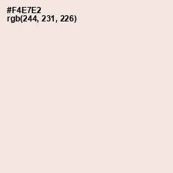 #F4E7E2 - Pot Pourri Color Image