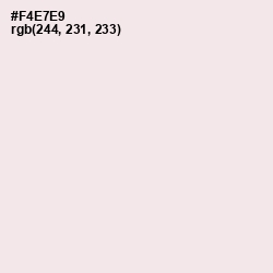 #F4E7E9 - Prim Color Image