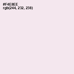 #F4E8EE - Soft Peach Color Image