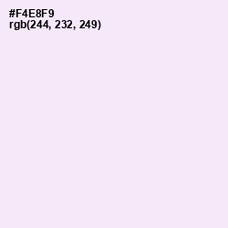 #F4E8F9 - Blue Chalk Color Image