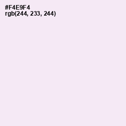 #F4E9F4 - Amour Color Image