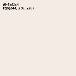 #F4ECE4 - Dawn Pink Color Image