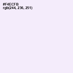 #F4ECFB - Selago Color Image