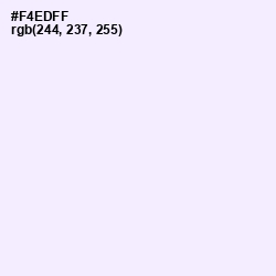 #F4EDFF - Titan White Color Image