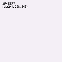 #F4EEF7 - Selago Color Image