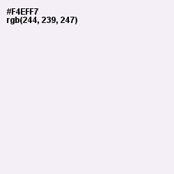 #F4EFF7 - Selago Color Image