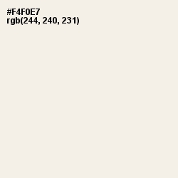 #F4F0E7 - Merino Color Image