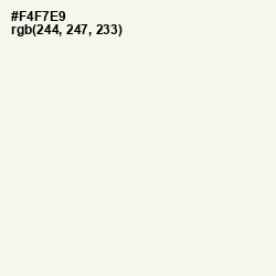 #F4F7E9 - Pampas Color Image