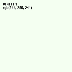 #F4FFF1 - Snow Drift Color Image