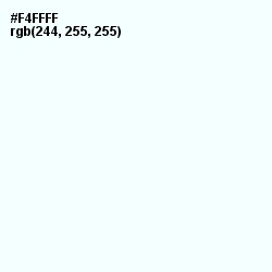 #F4FFFF - Zircon Color Image