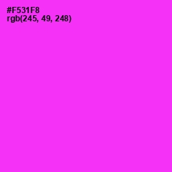 #F531F8 - Razzle Dazzle Rose Color Image