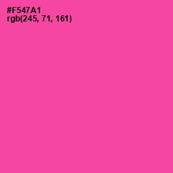 #F547A1 - Brilliant Rose Color Image