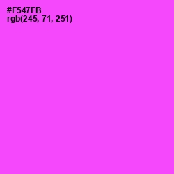 #F547FB - Pink Flamingo Color Image