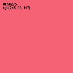 #F56275 - Brink Pink Color Image