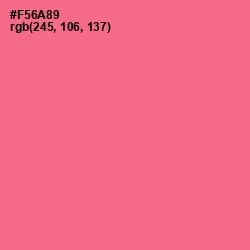 #F56A89 - Froly Color Image