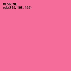 #F56C9B - Deep Blush Color Image