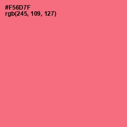 #F56D7F - Brink Pink Color Image