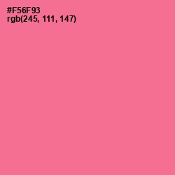 #F56F93 - Froly Color Image