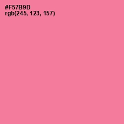 #F57B9D - Deep Blush Color Image