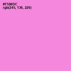 #F588DC - Light Orchid Color Image