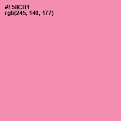 #F58CB1 - Mauvelous Color Image