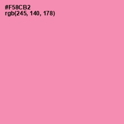 #F58CB2 - Mauvelous Color Image