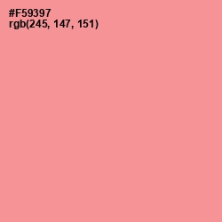 #F59397 - Sea Pink Color Image