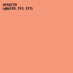 #F59779 - Apricot Color Image