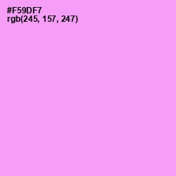 #F59DF7 - Lavender Magenta Color Image