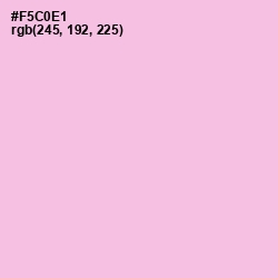 #F5C0E1 - Classic Rose Color Image