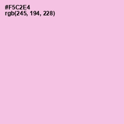 #F5C2E4 - Classic Rose Color Image