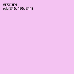 #F5C3F1 - French Lilac Color Image