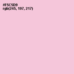 #F5C5D9 - Azalea Color Image