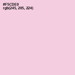 #F5CDE0 - Classic Rose Color Image