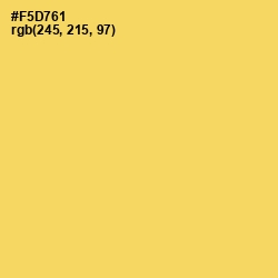 #F5D761 - Goldenrod Color Image