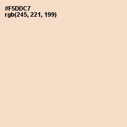 #F5DDC7 - Tuft Bush Color Image