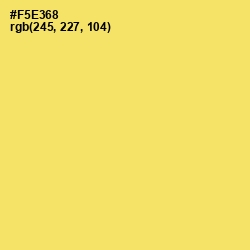 #F5E368 - Portica Color Image