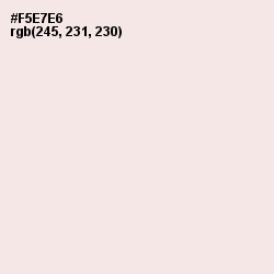 #F5E7E6 - Pot Pourri Color Image
