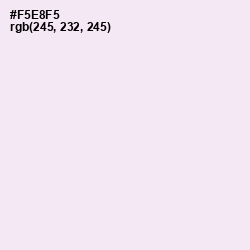#F5E8F5 - Amour Color Image
