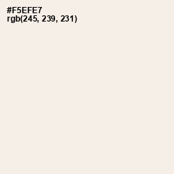 #F5EFE7 - Dawn Pink Color Image