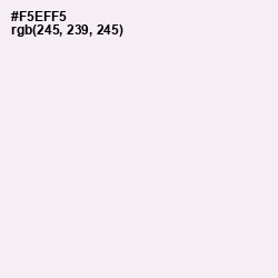 #F5EFF5 - Amour Color Image