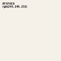 #F5F0E8 - Pampas Color Image
