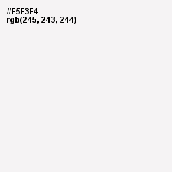 #F5F3F4 - Wild Sand Color Image
