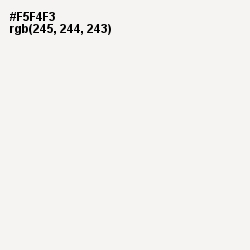 #F5F4F3 - Wild Sand Color Image
