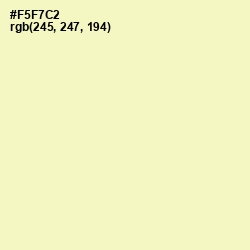 #F5F7C2 - Chiffon Color Image