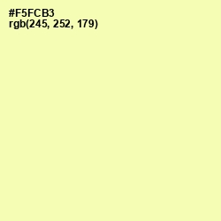 #F5FCB3 - Pale Prim Color Image