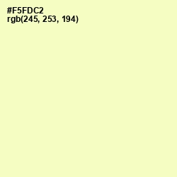 #F5FDC2 - Chiffon Color Image