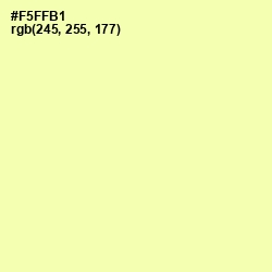 #F5FFB1 - Portafino Color Image